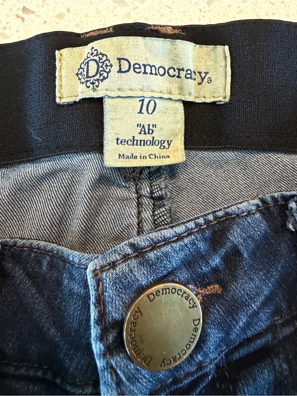 Democracy Medium Blue Skinny Jeans 10 - Picture 7 of 7